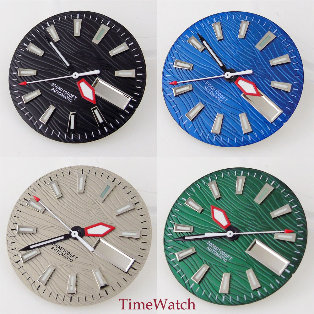 Luxury Watch With Green Dial - 29mm Watch Dial Spare Parts With