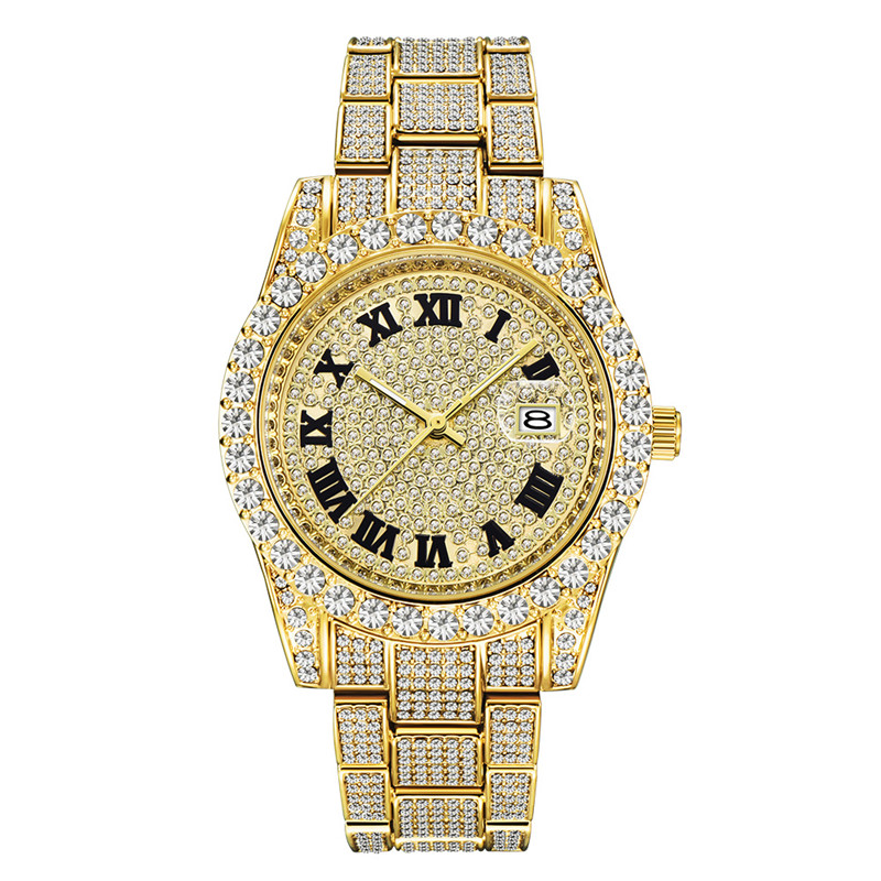 Luxury Watch Mockup - Cool Diamond Watches For Men Hip