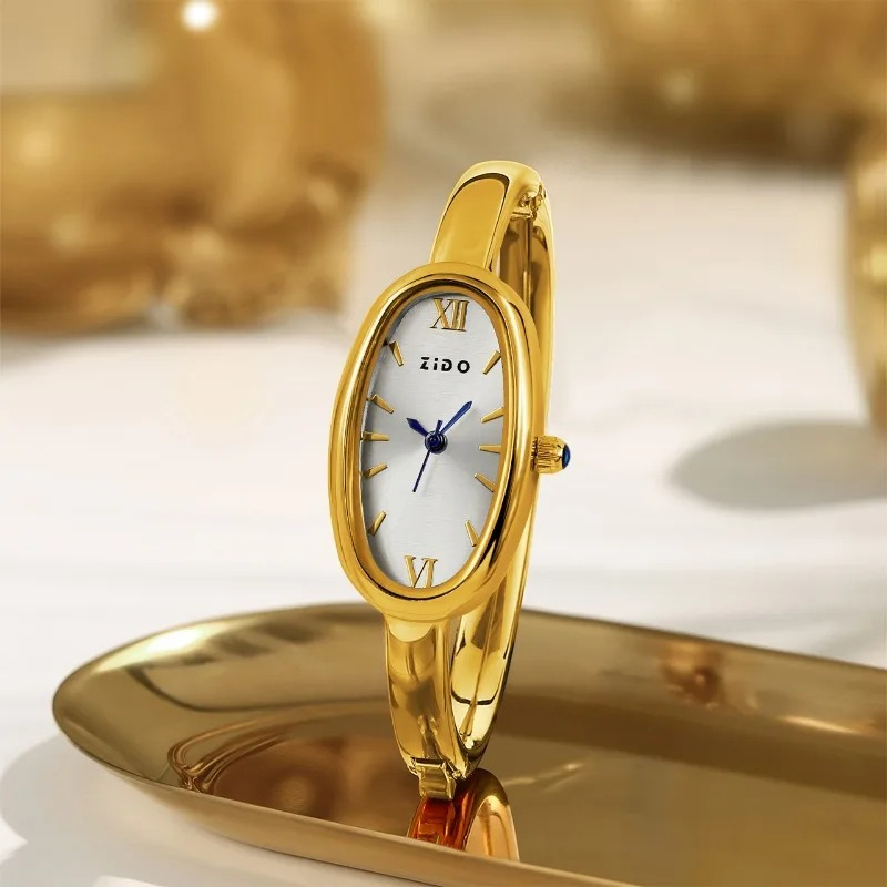 Luxury Watch Green - Fashion Oval Roman Dial Watch Women