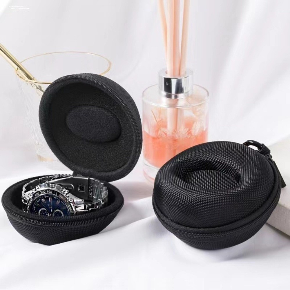 Luxury Watch Travel Case - WaterProof Watch Storage Box Zippered Shock-Resistant