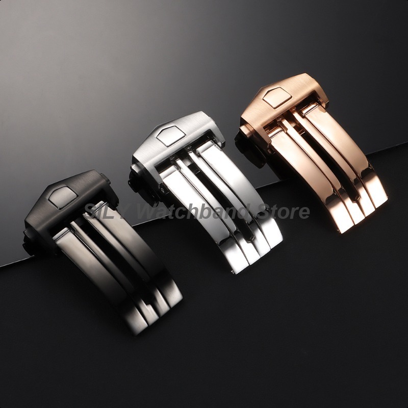 Luxury Watch Quality - 18mm 20mm Stainless Steel Folding Buckle
