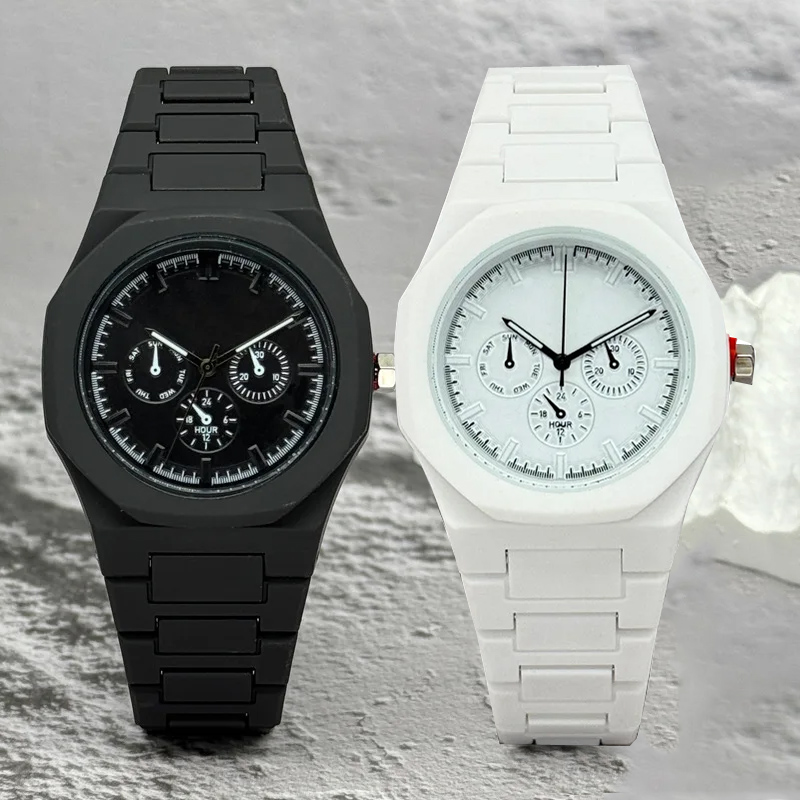 Luxury Watch Green - Famous Brand Fake Three-Eyed Dial Men