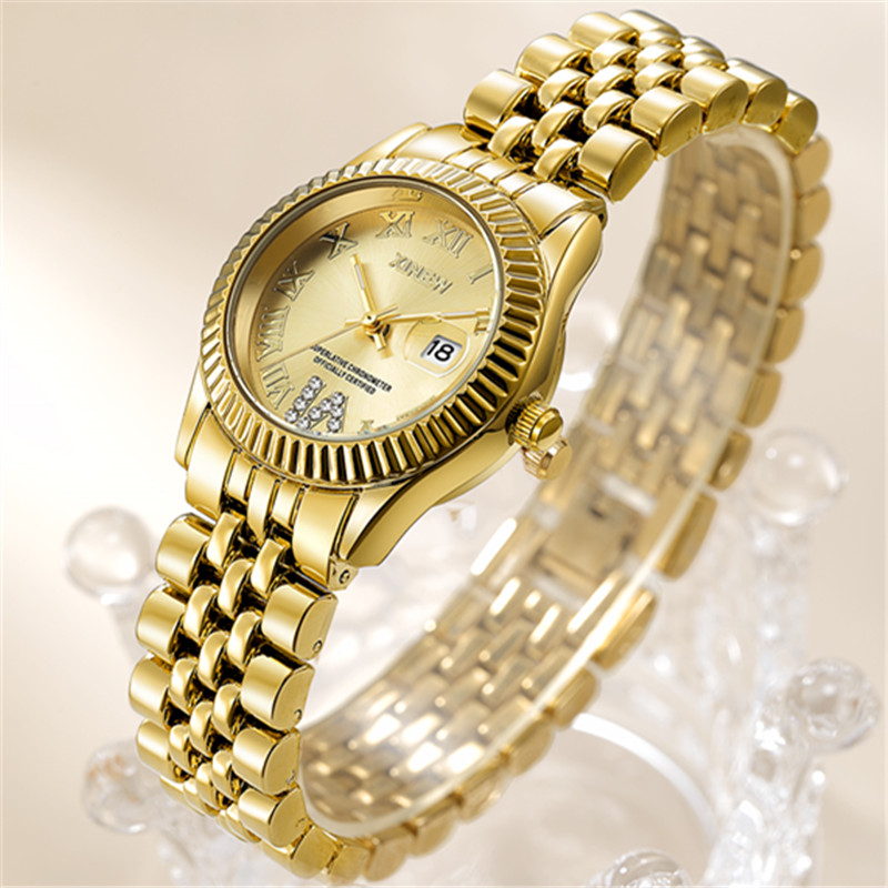 Ladies Big Brand Golden Watche - Luxury Watch Green recension och pris