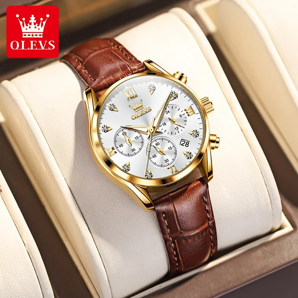 OLEVS 5523 Women's Watches Lea - Luxury Watch Cheap recension och pris
