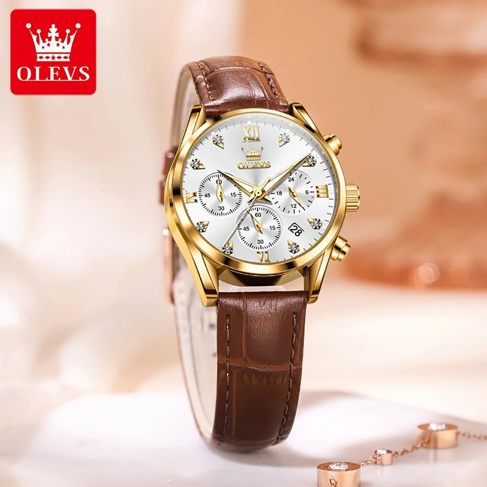 OLEVS 5523 Women's Watches Lea - Luxury Watch Cheap recension och pris