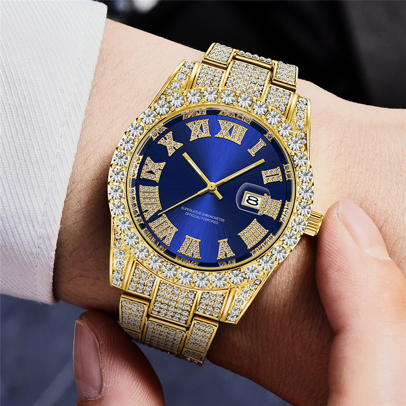 Cool Diamond Watches For Men H - Luxury Watch Mockup recension och pris