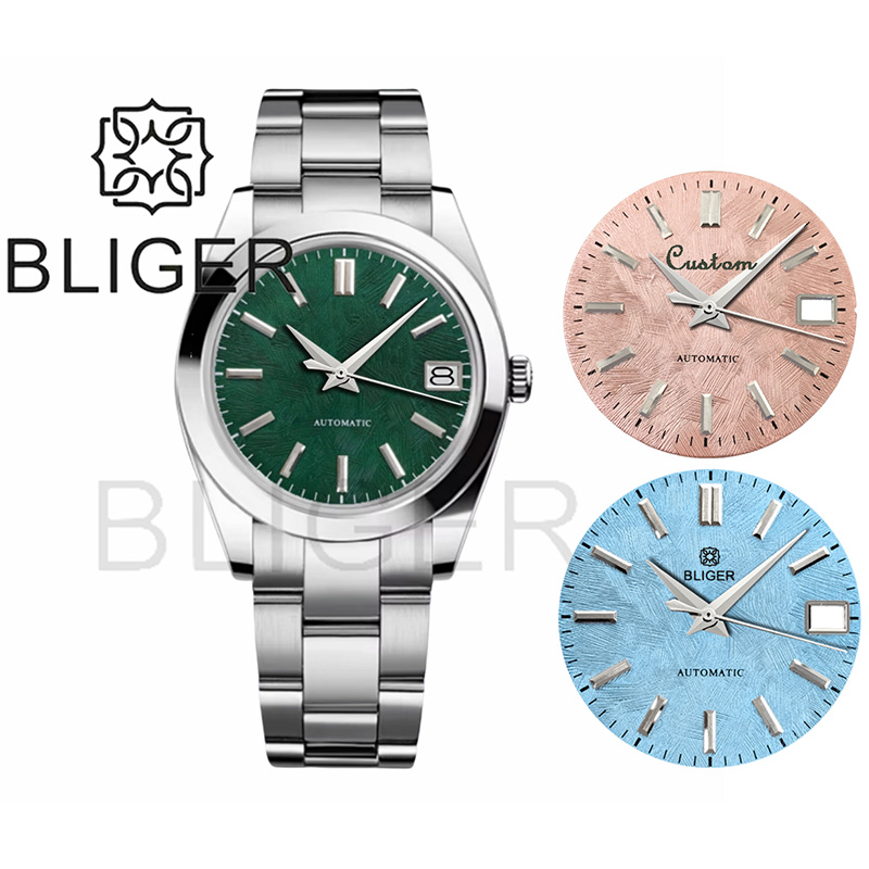 BLIGER 36mm39mm Custom logo Gr - Luxury Watch With Green Dial recension och pris