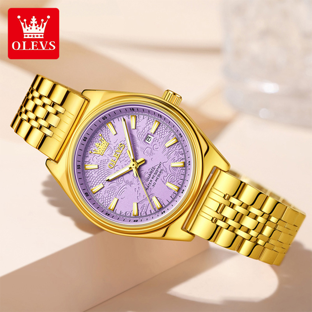 OLEVS Brand Luxury Gold Watch  - Luxury Watch Cheap recension och pris
