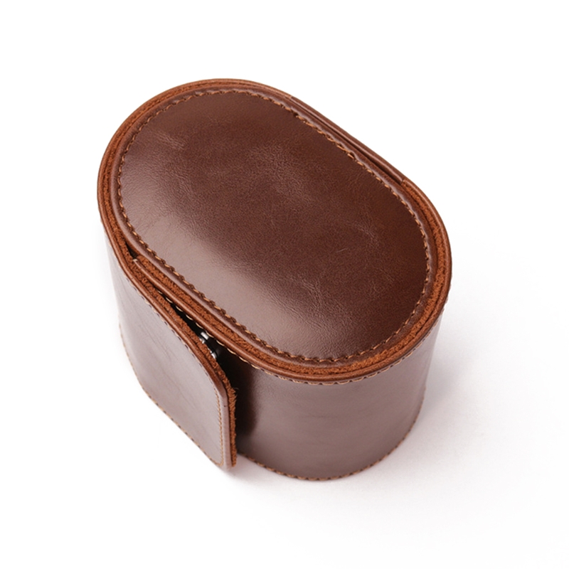 Luxury Brown Color Portable Me - Luxury Watch Travel Case recension och pris
