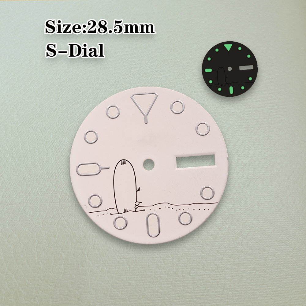 S Dial 28.5mm SK007 Logo Dial  - Luxury Watch With Green Dial recension och pris