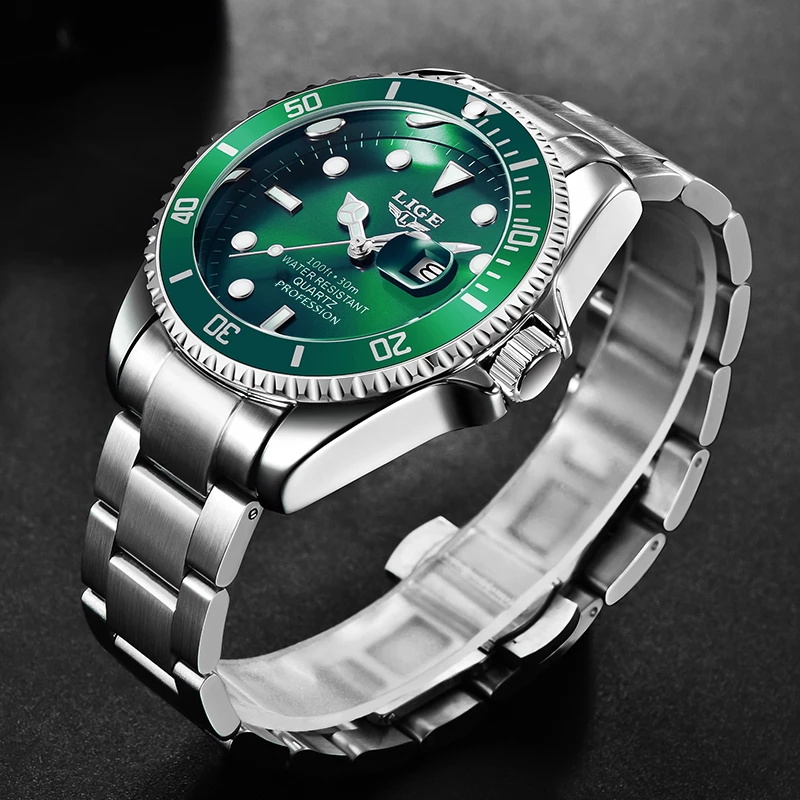 LIGE Top Brand Luxury Fashion  - Luxury Watch Mockup recension och pris