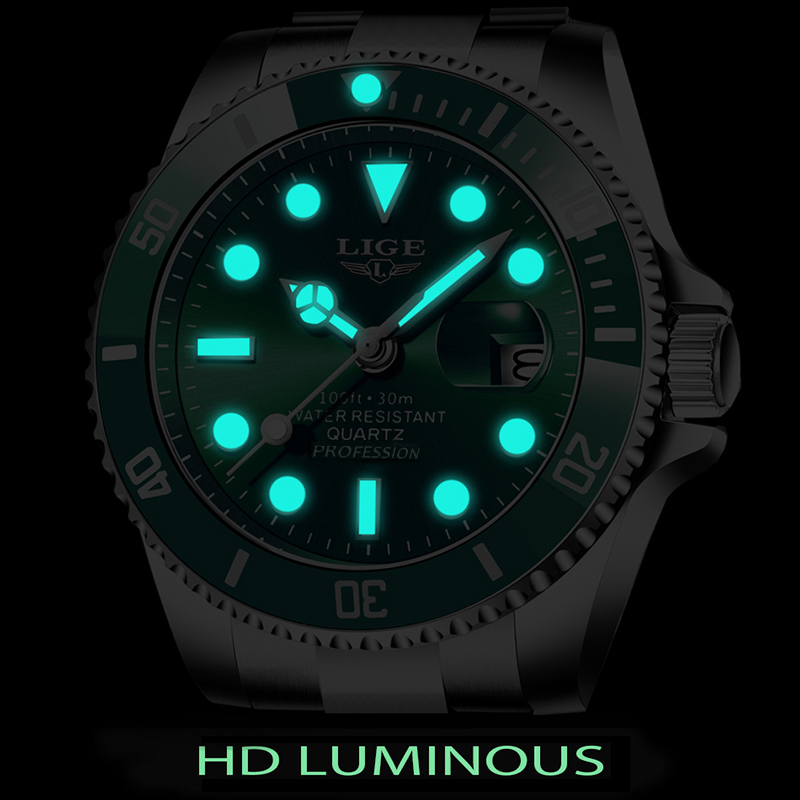 LIGE Top Brand Luxury Fashion  - Luxury Watch Mockup recension och pris