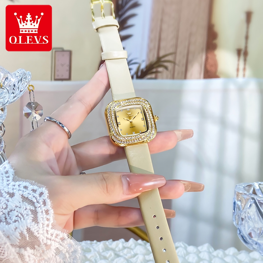 OLEVS Fashion Ladies' Square Q - Luxury Watch Cheap recension och pris