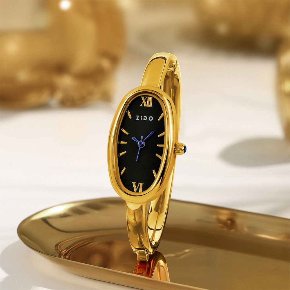 Fashion Oval Roman Dial Watch  - Luxury Watch Green recension och pris