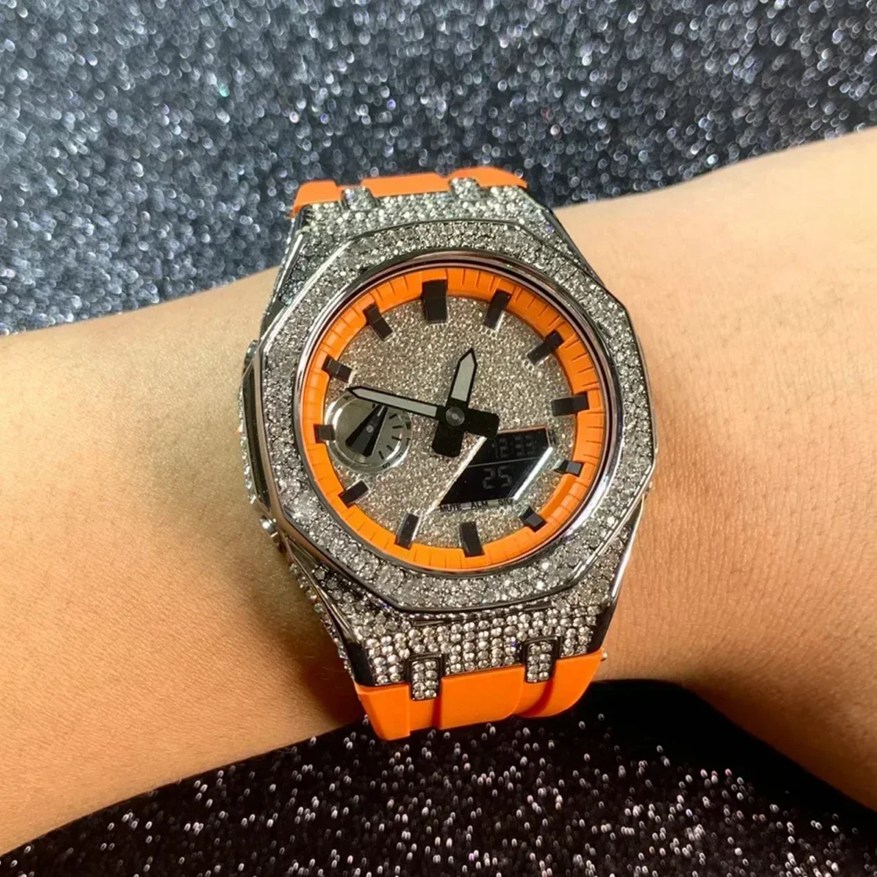 Luxury Diamond Watch Dial For  - Luxury Watch Kit recension och pris