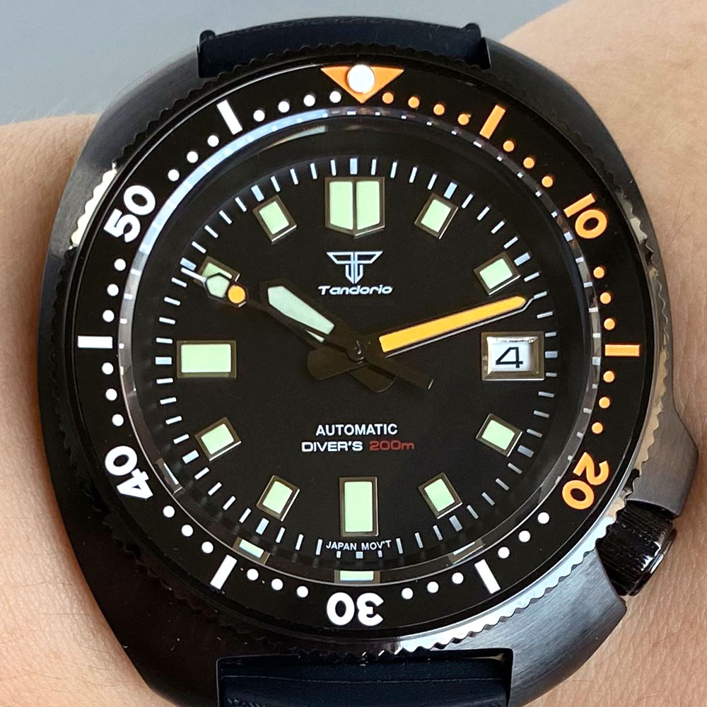 20ATM Tandorio 44mm Turtle 610 - Luxury Watch With Green Dial recension och pris