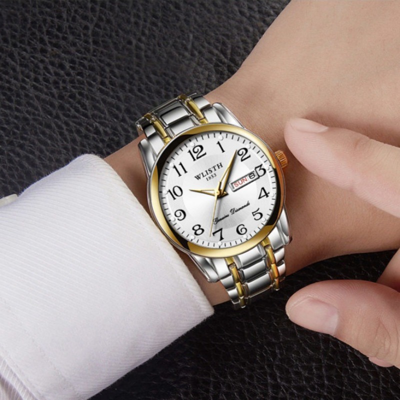 Luxury Men Quartz Watch Digita - Perpetual Calendar Watch recension och pris