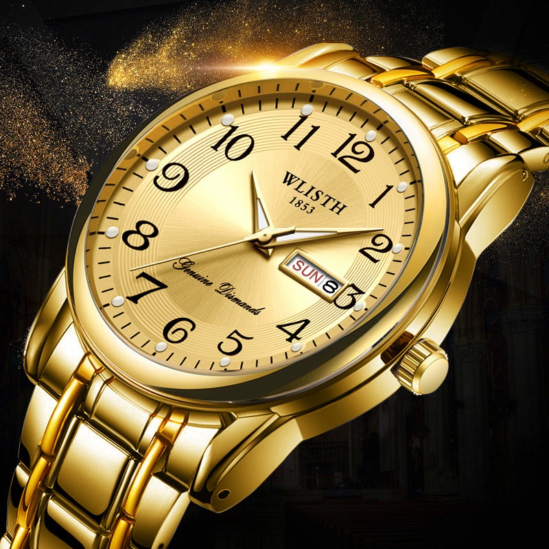 Luxury Men Quartz Watch Digita - Perpetual Calendar Watch recension och pris