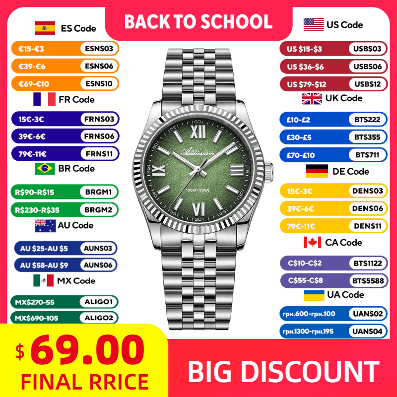 ADDIESDIVE Elegant Watch for W - Luxury Watches recension och pris