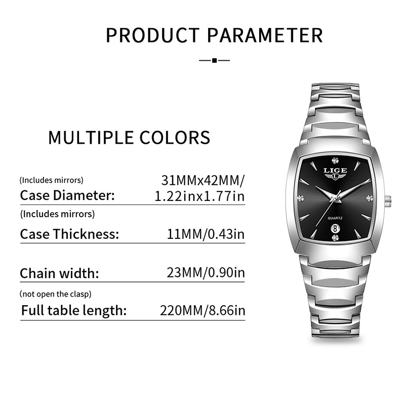 LIGE Watch women Business Luxu - Luxury Watches recension och pris