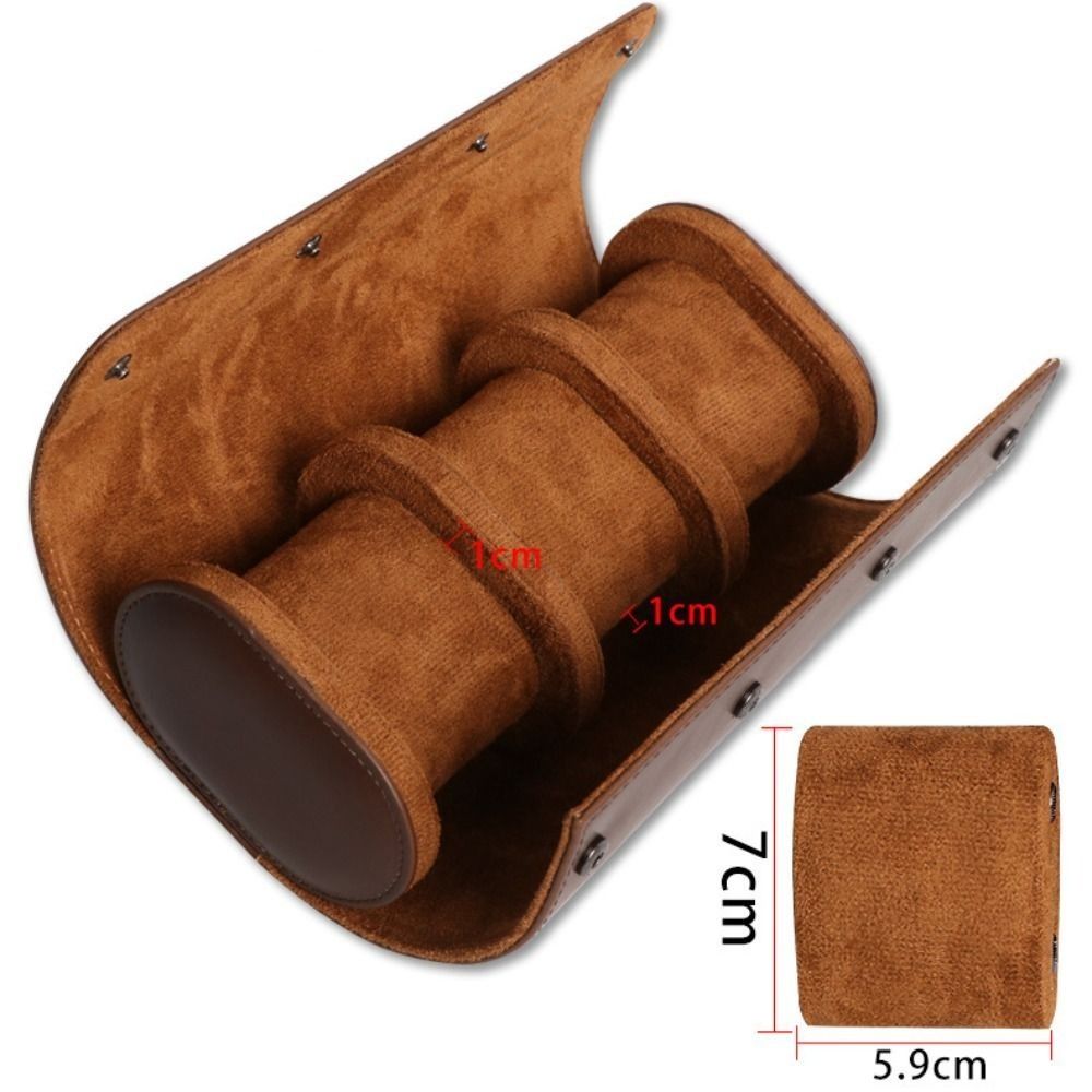 Vintage PU Leather Watch Trave - Luxury Watch Travel Case recension och pris