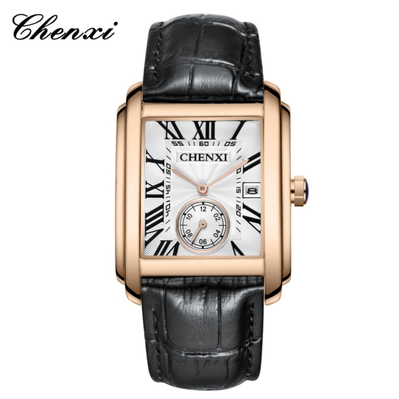 CHENXI 8216 Fashion Classic Sq - Luxury Watch Mockup recension och pris
