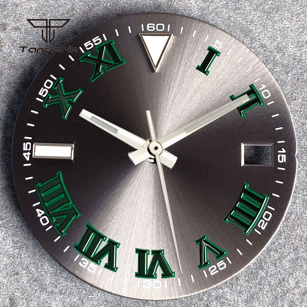 29mm Grey Sunburst Watch Dial  - Luxury Watch With Green Dial recension och pris