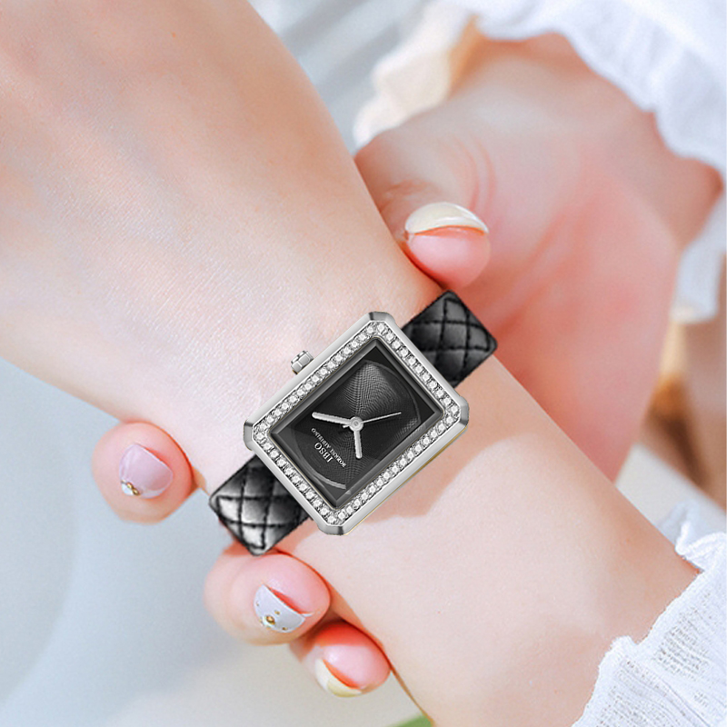 Fashion Leather Woman Watch Re - Luxury Watch Green recension och pris