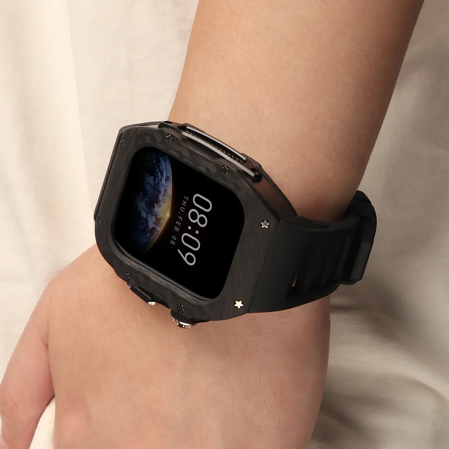 Carbon Fiber Case For Apple Wa - Luxury Watch Kit recension och pris